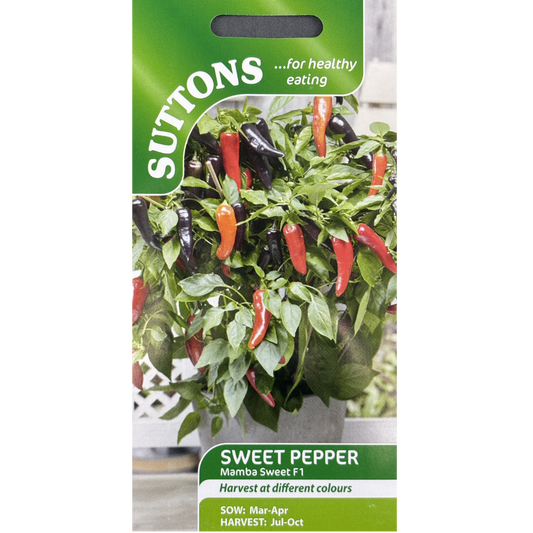 Suttons Seed Pepper Mamba Sweet F1 Pkg.