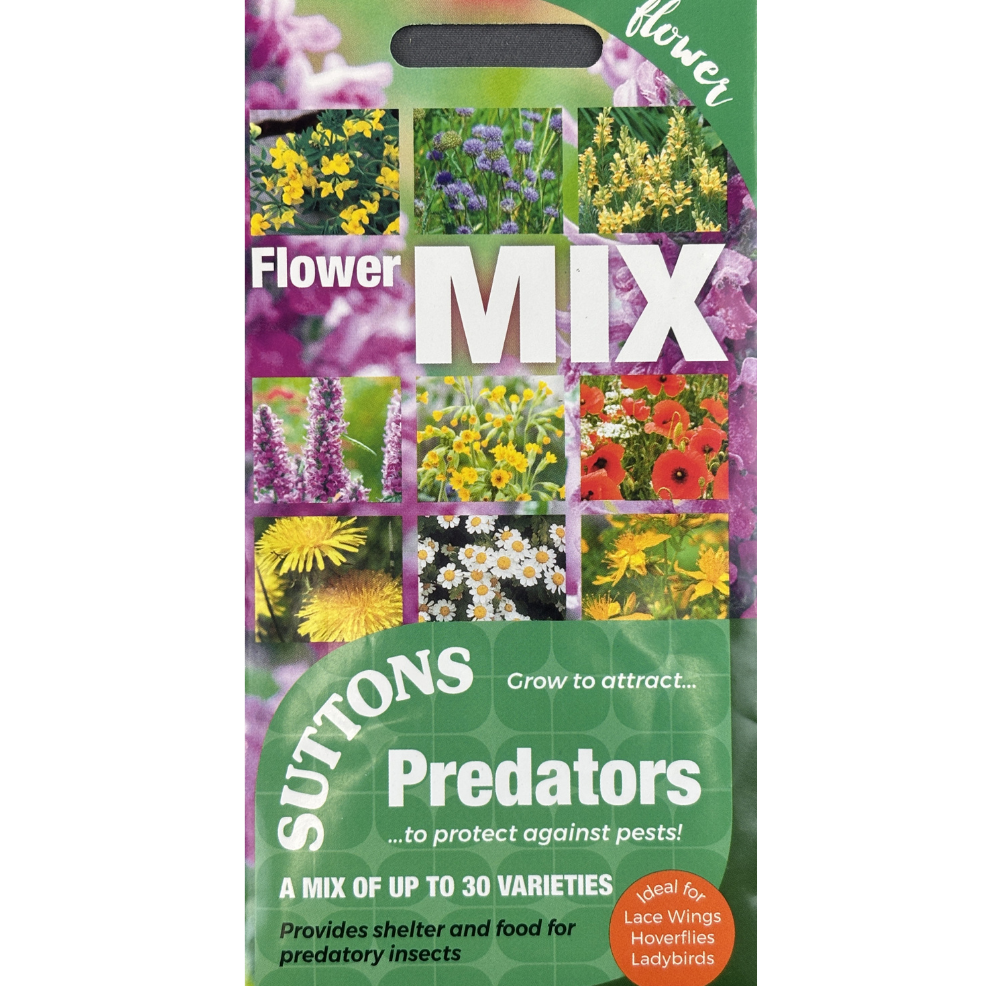 Suttons Seed Predators Flower Mix Pkg.