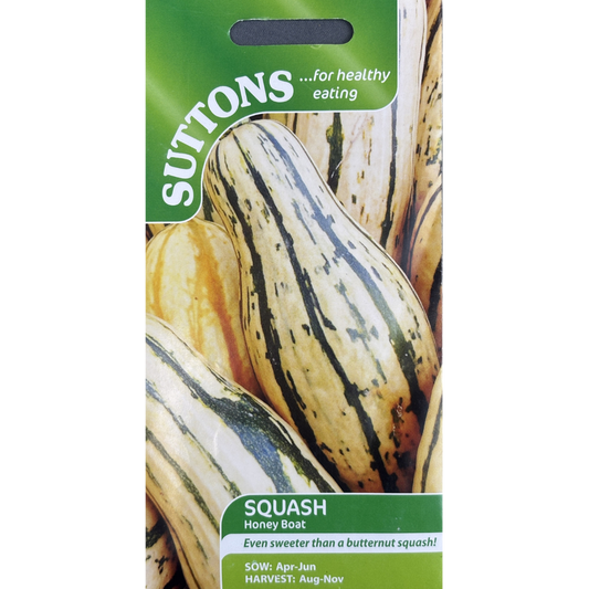 Suttons Seed Squash Honey Boat Pkg.