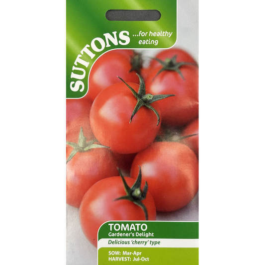 Suttons Seed Tomato Gardener's Delight Pkg.