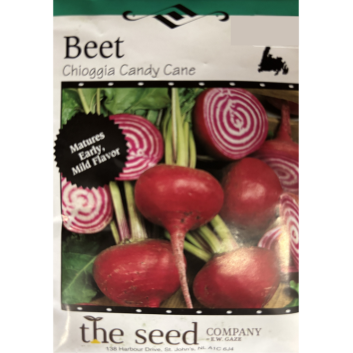 The Seed Company Beet Chioggia Candy Cane Pkg.