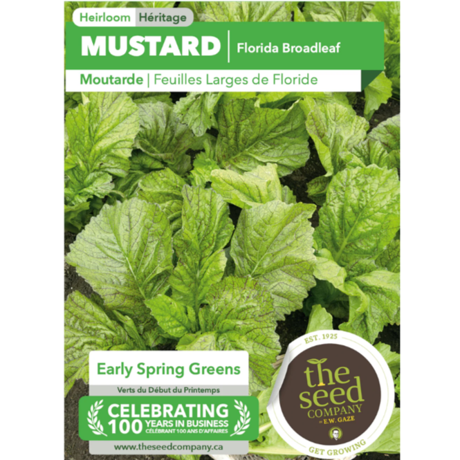 The Seed Company Mustard Florida Broadleaf Pkg.