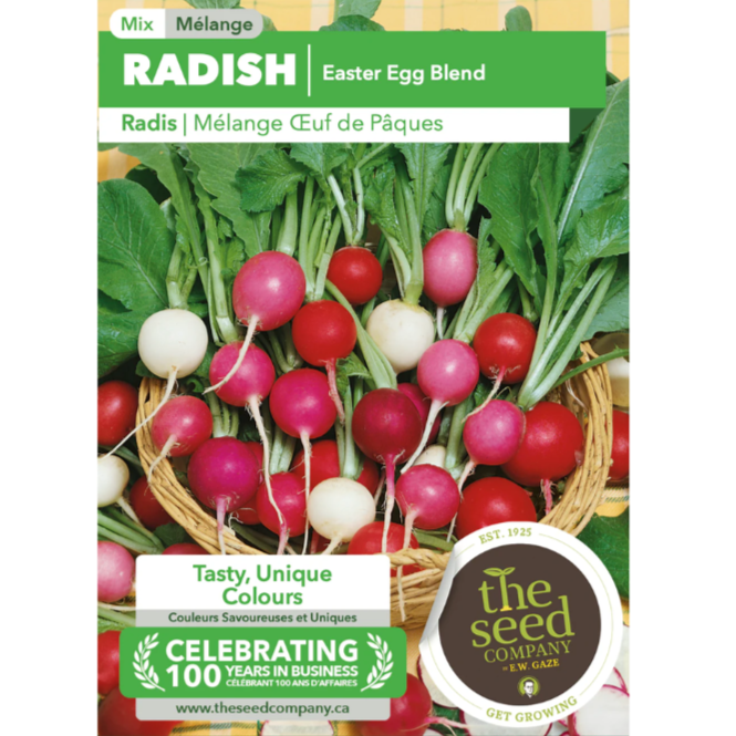 The Seed Company Radish Easter Egg Blend Pkg.