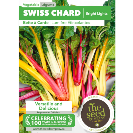 The Seed Company Swiss Chard Bright Lights Pkg.
