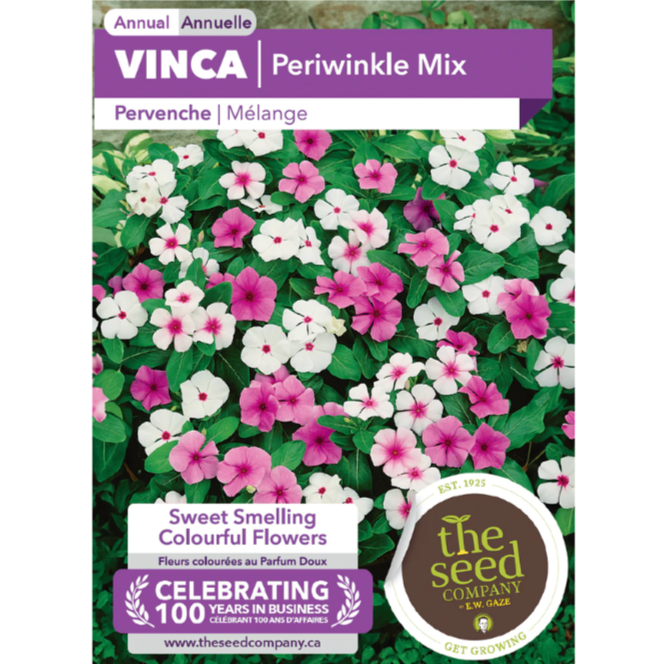 The Seed Company Vinca Periwinkle Mix Pkg.