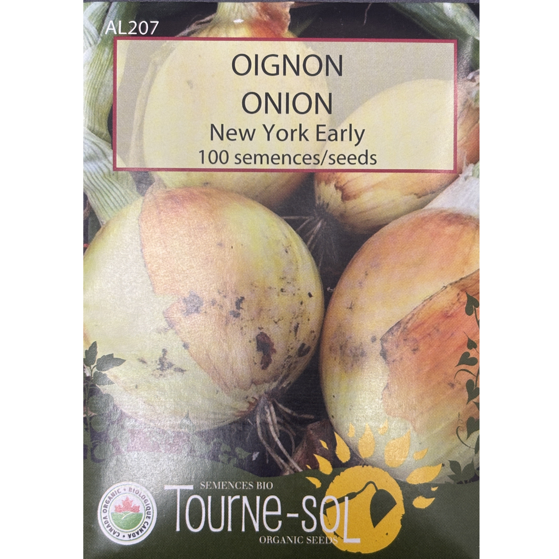 Tourne-Sol Onion New York Early Pkg.