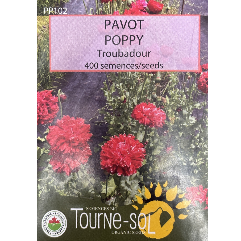 Tourne-Sol Poppy Troubadour Pkg.