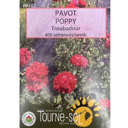 Tourne-Sol Poppy Troubadour Pkg.