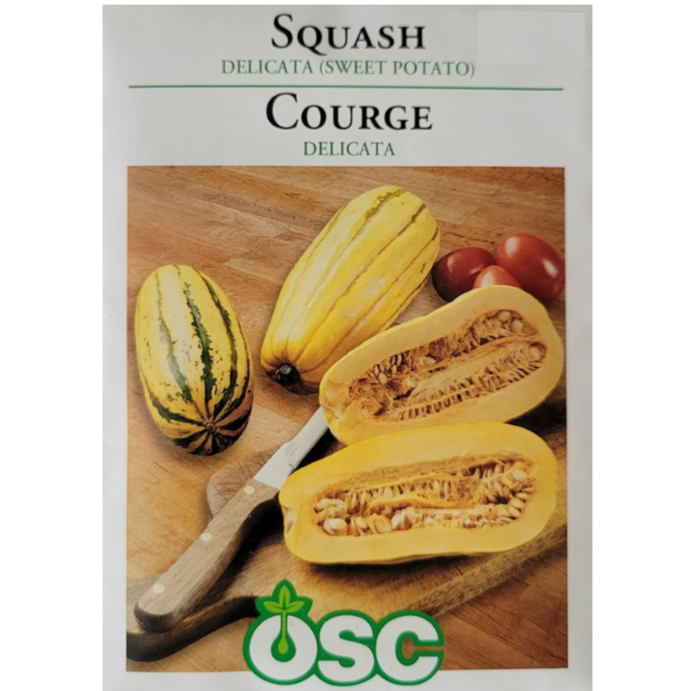 OSC Seeds Squash Delicata Sweet Potato Pkg