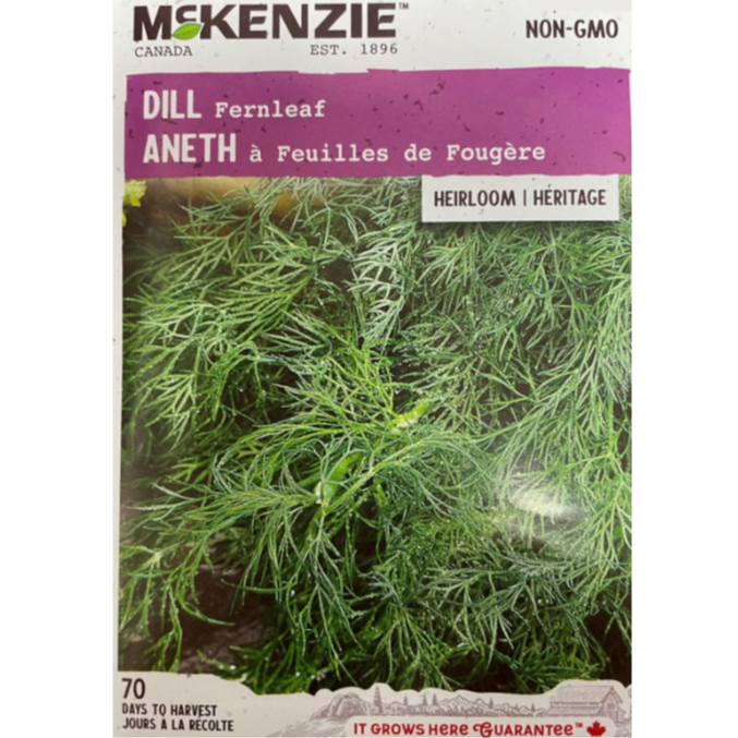 McKenzie Herb Seed Dill Fernleaf Pkg