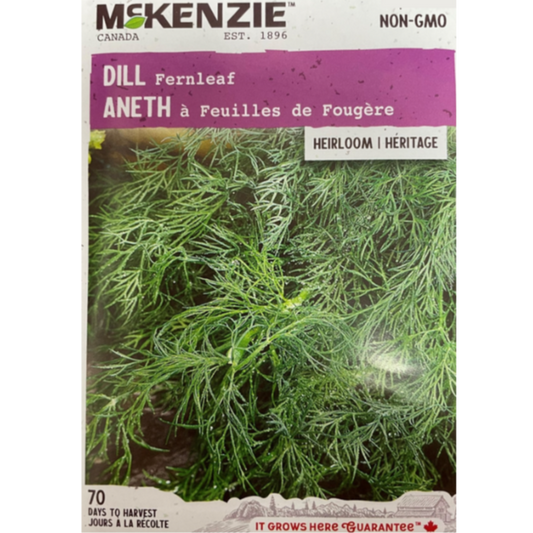 McKenzie Herb Seed Dill Fernleaf Pkg