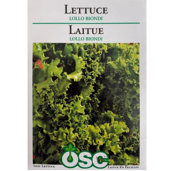 OSC Seeds Lettuce Lollo Biondi