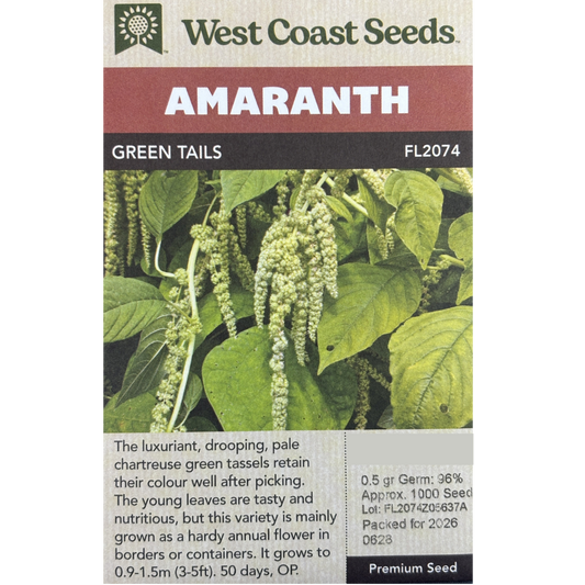 West Coast Amaranth Green Tails Pkg.