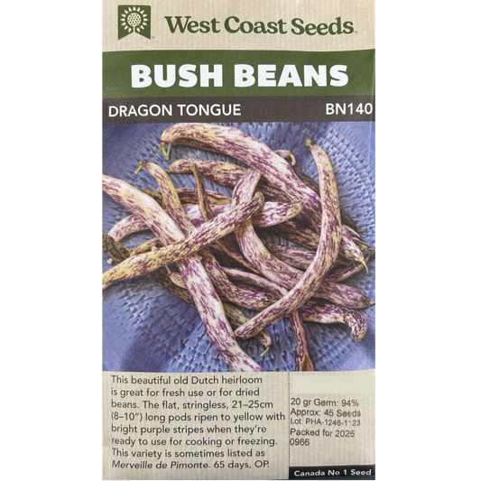 West Coast Bean Dragon Tongue