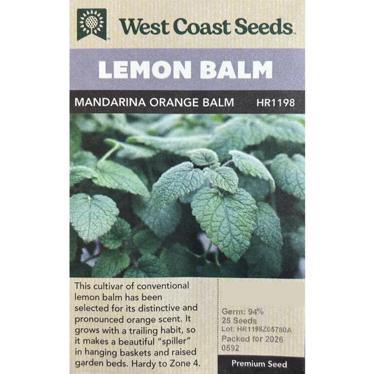 West Coast Lemon Balm Pkg.