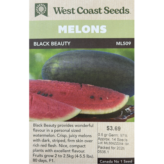 West Coast Melon Black Beauty