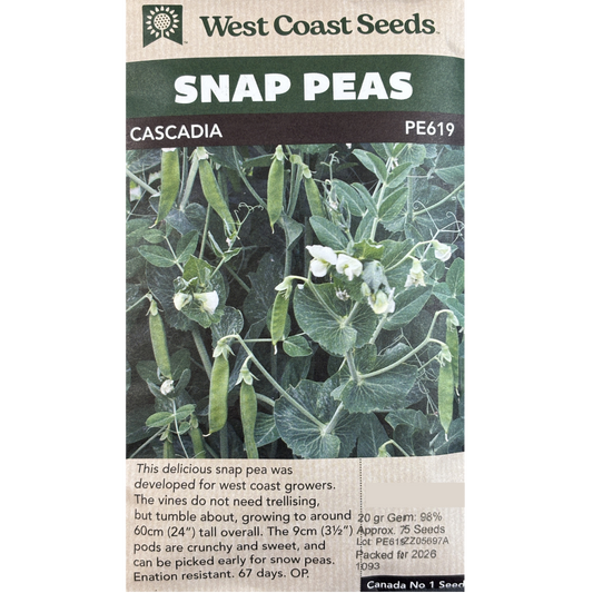 West Coast Pea Snap Cascadia Pkg.