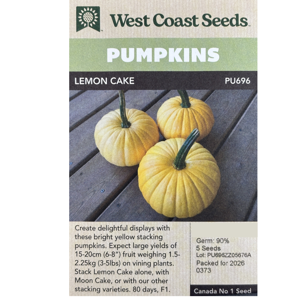West Coast Pumpkin Lemon Cake Pkg.