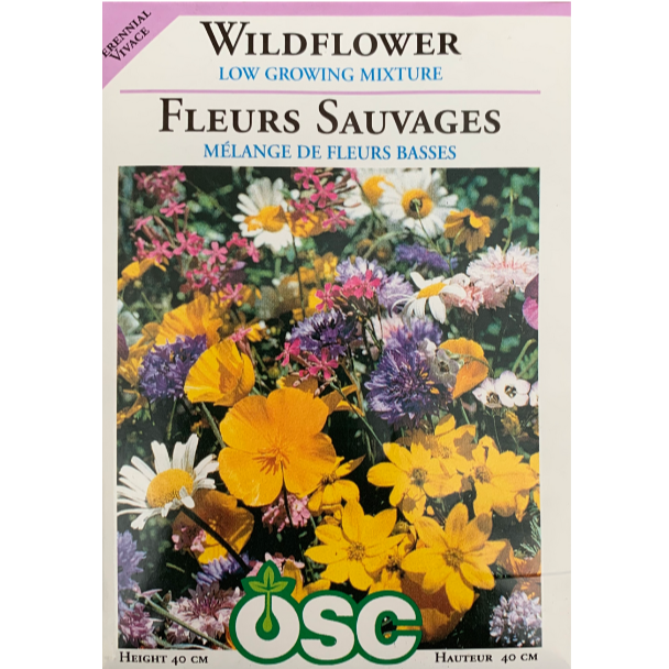 OSC Seeds Wildflowers Low Growing Mixture Pkg