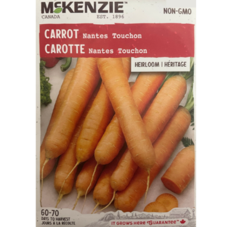 McKenzie Seed Carrot Nantes Touchon Pkg