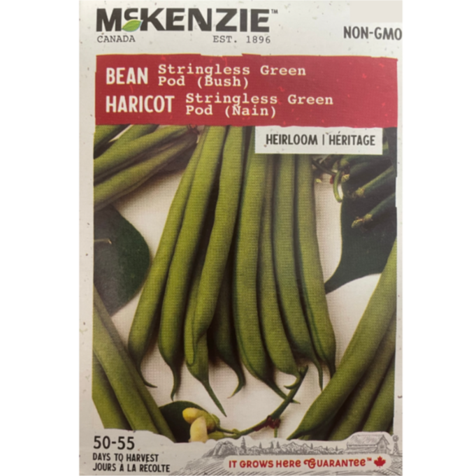 McKenzie Seed Bean Stringless Green Pod Bush Pkg.