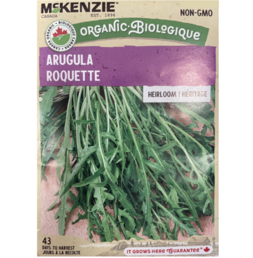 McKenzie Organic Herb Seed Arugula Pkg.