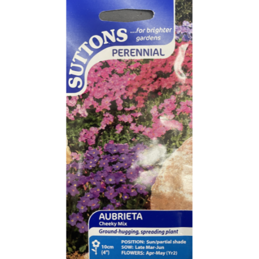 Suttons Seed Aubrieta Cheeky Mix Pkg.