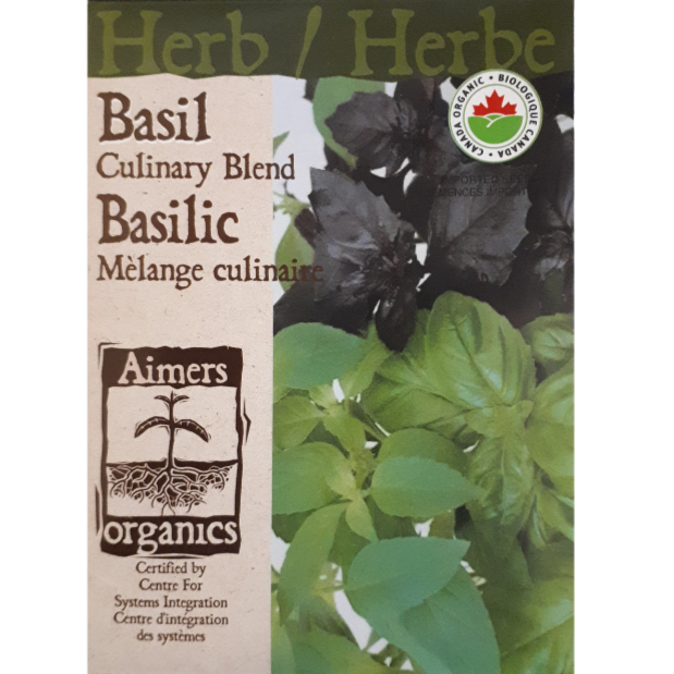 Aimers Organics Herb Basil Culinary Blend Pkg.