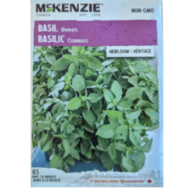 McKenzie Herb Seed Basil Sweet Pkg.