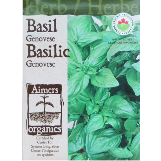 Aimers Organics Basil Genovese