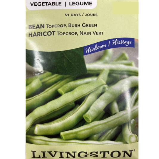 Livingston Seeds Bean Top Crop Bush Pkg