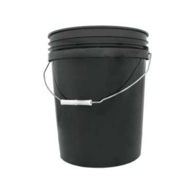 Black Plastic Buckets