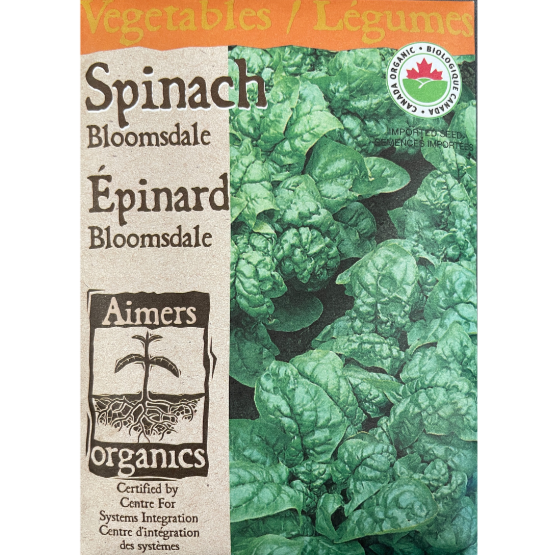 Aimers Organics Spinach Bloomsdale