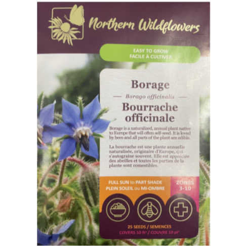 Northern Wildflowers Borage Pkg.