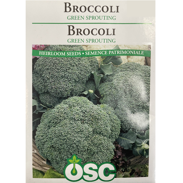 OSC Seeds Broccoli Green Sprouting Pkg