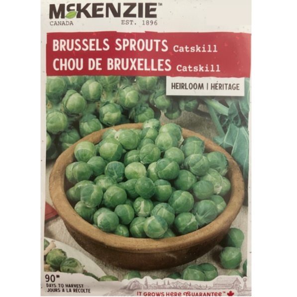 McKenzie Seed Brussels Sprouts Catskill Pkg