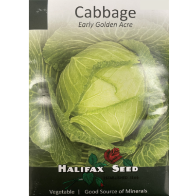 Halifax Seed Cabbage Early Golden Acre Pkg.