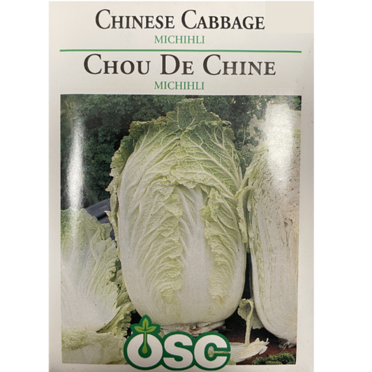 OSC Seeds Cabbage Chinese Michihli Pkg.