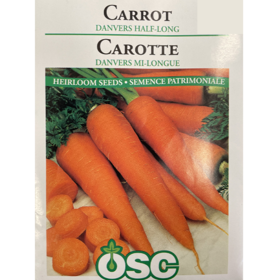 OSC Seeds Carrot Danvers Half Long Pkg