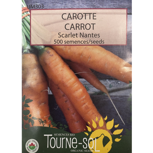 Tourne-Sol Carrot Scarlet Nantes Pkg