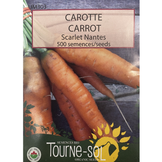 Tourne-Sol Carrot Scarlet Nantes Pkg.