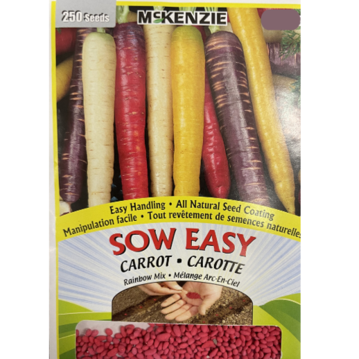 McKenzie Sow Easy Seeds Carrot Rainbow Mix
