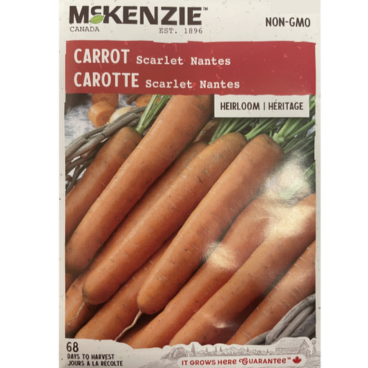 McKenzie Seed Carrot Scarlet Nantes