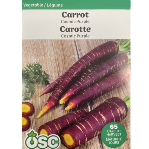 OSC Seeds Carrot Cosmic Purple Pkg