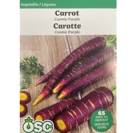 OSC Seeds Carrot Cosmic Purple Pkg.