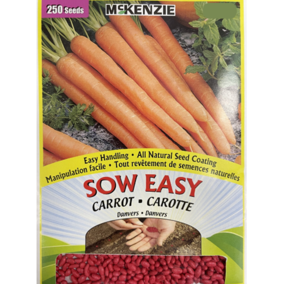 McKenzie Sow Easy Seeds Carrot Danvers