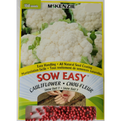 McKenzie Sow Easy Seeds Cauliflower Snowball Y