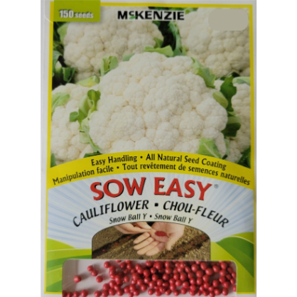 McKenzie Sow Easy Seed Cauliflower Snowball Y