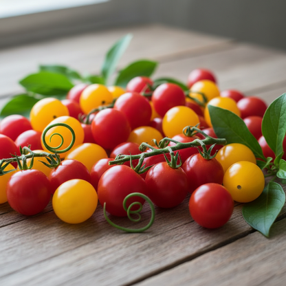 Fresh 'Cherry Tomatoes' Red and Yellow