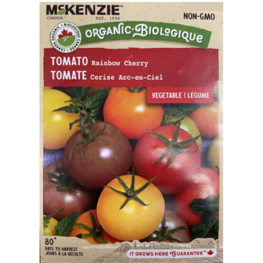 McKenzie Organic Seeds Tomato Rainbow Cherry Pkg